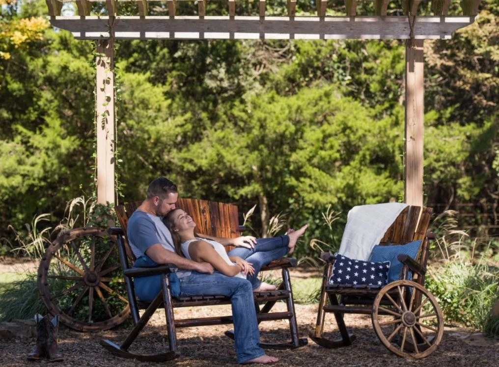 Leigh Country Char-Log Double Rocker Leigh Country Char-Log Double Rocker -Lawn & Garden shop 50060013 2 1