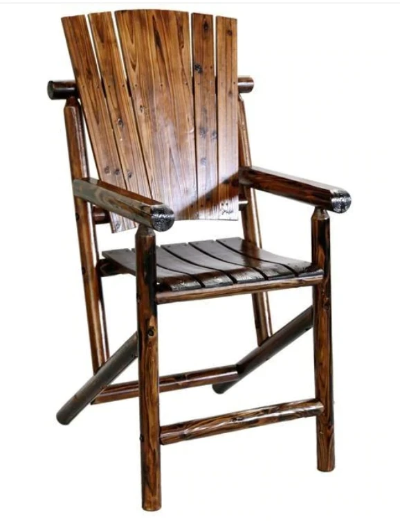 Leigh Country Char-log Bar Arm Chair Leigh Country Char-log Bar Arm Chair -Lawn & Garden shop 50060015 2