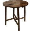 Leigh Country Char-Log Slatted Round Bar Table -Lawn & Garden shop 50060017 2