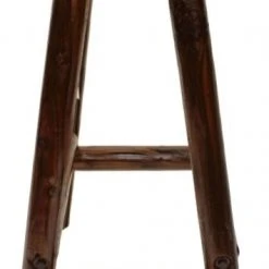Leigh Country Char-Log Saddle Stool 4 Leigh Country Char-Log Saddle Stool -Lawn & Garden shop 50060018 2