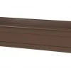Bloem Dura Cotta 24 in. Plastic Window Box Planter w/Tray