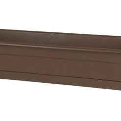 Bloem Dura Cotta 24 in. Plastic Window Box Planter w/Tray