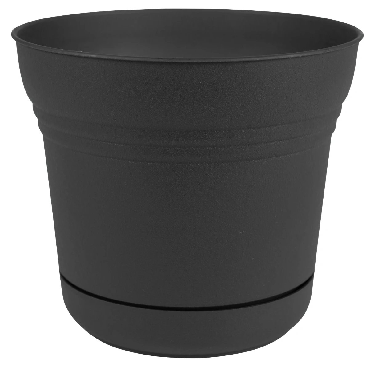 Bloem Saturn Plastic Planter with Saucer Bloem Saturn Plastic Planter with Saucer -Lawn & Garden shop 5171528