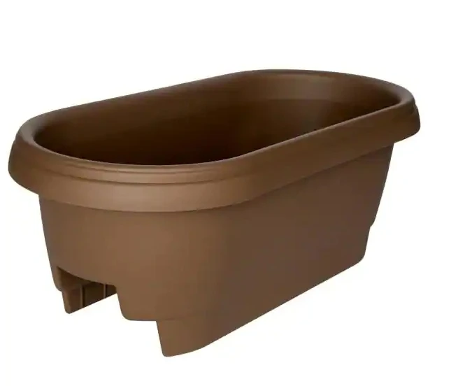 Bloem Deckrail 24inch Plastic Planter Bloem Deckrail 24inch Plastic Planter -Lawn & Garden shop 5171560 3 1