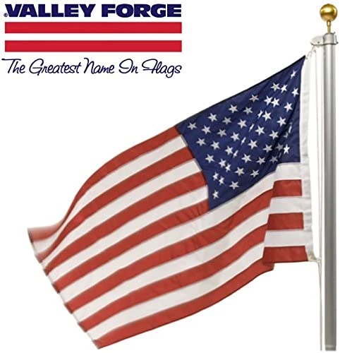 Valley Forge American Flag Kit, 20' Nylon Valley Forge American Flag Kit, 20' Nylon -Lawn & Garden shop