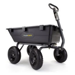 Gorilla Carts 1,200 Pound Capacity Heavy Duty Poly Dump Cart