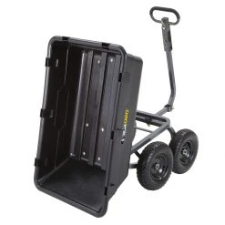 Gorilla Carts 1,200 Pound Capacity Heavy Duty Poly Dump Cart -Lawn & Garden shop 54060003 2 1