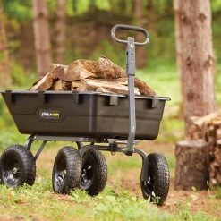 Gorilla Carts 1,200 Pound Capacity Heavy Duty Poly Dump Cart 4 Gorilla Carts 1,200 Pound Capacity Heavy Duty Poly Dump Cart -Lawn & Garden shop 54060003 3