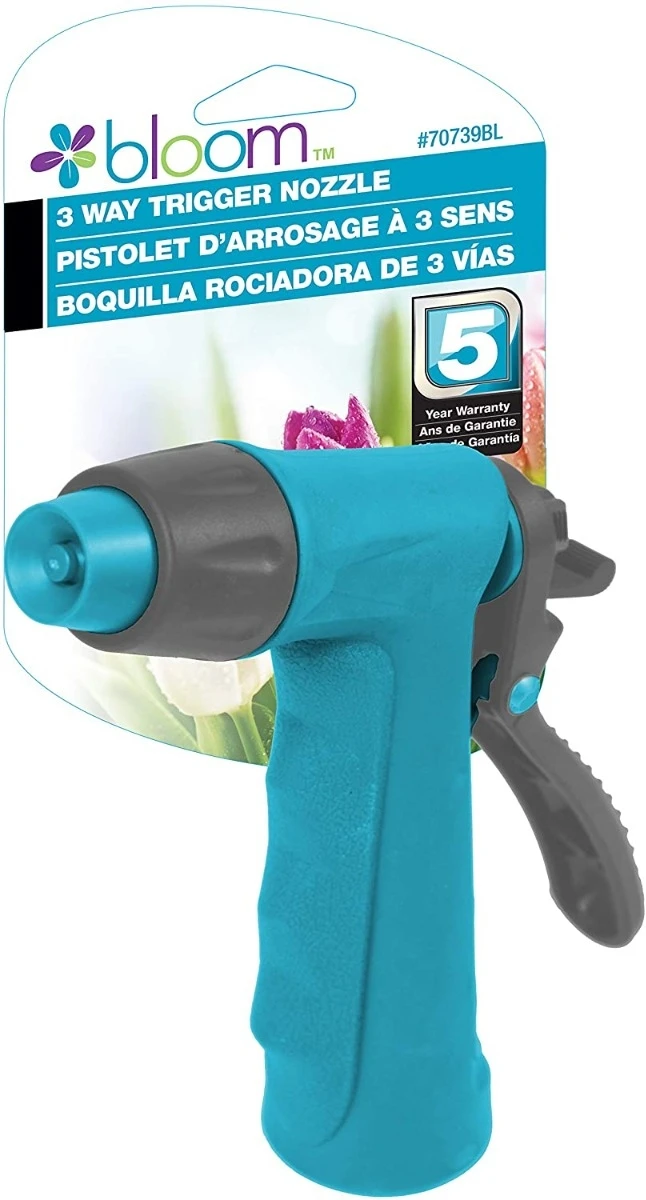 Bloom 3 Way Trigger Nozzle – Assorted Colors | 70739BL Bloom 3 Way Trigger Nozzle – Assorted Colors | 70739BL -Lawn & Garden shop 56460056 2