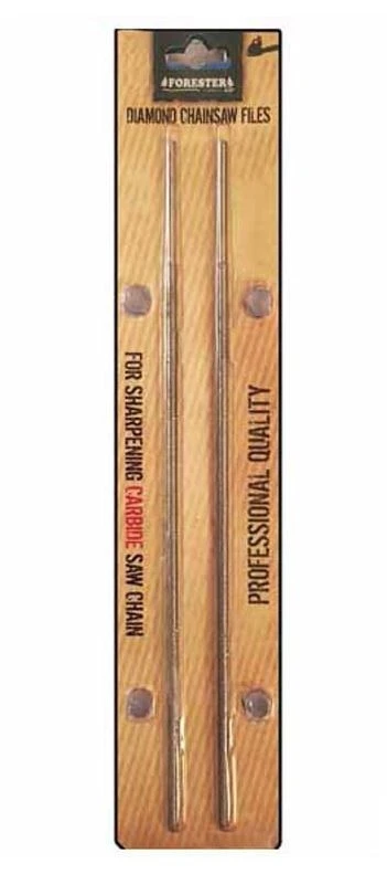 Forester Premium Diamond Chainsaw Files for Carbide Chain - 2 Pack Forester Premium Diamond Chainsaw Files for Carbide Chain - 2 Pack -Lawn & Garden shop 58910107 1