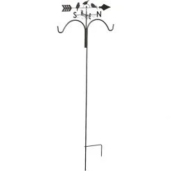 Panacea 78" Shepherd Hook - Perching Birds