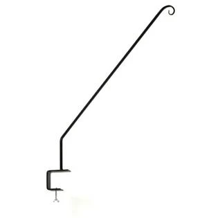 The Hookery Angled Deck Rail Hook w/Clamp The Hookery Angled Deck Rail Hook w/Clamp -Lawn & Garden shop 60790050 1