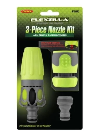 Flexzilla 3-Piece Nozzle Kit with Quick Connections | HFZGAK02 Flexzilla 3-Piece Nozzle Kit with Quick Connections | HFZGAK02 -Lawn & Garden shop 61540020 2