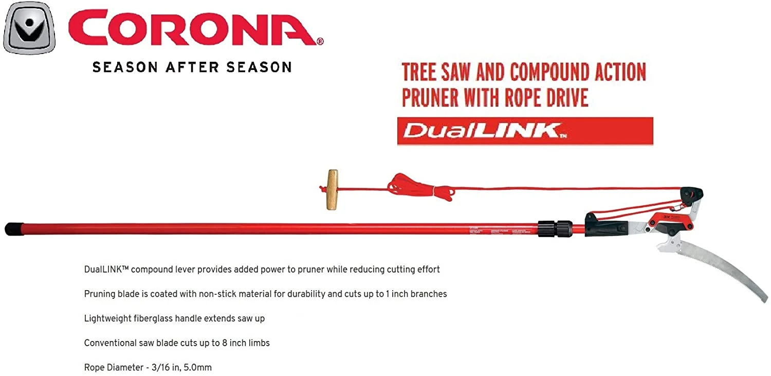 Corona DualLINK™ Tree Saw and Pruner - 14 ft Corona DualLINK™ Tree Saw and Pruner - 14 ft -Lawn & Garden shop 617 g5cj61l. ac sl1500