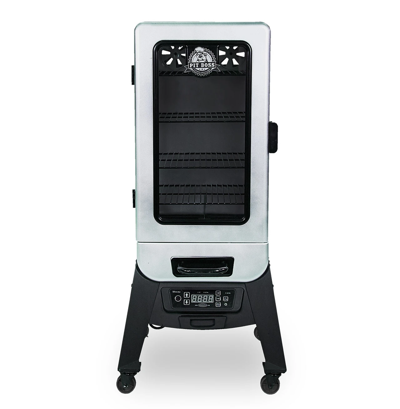 Pit Boss Vertical Smoker Digital Electric Silver Star 3 Series Pit Boss Vertical Smoker Digital Electric Silver Star 3 Series -Lawn & Garden shop 62370036 1