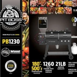 Pit Boss PB1230 Combo Grill 3 Pit Boss PB1230 Combo Grill -Lawn & Garden shop 62370107 2 2