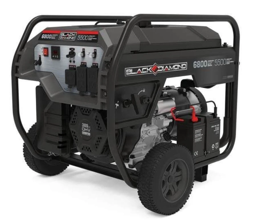 Black Diamond BD100619 5500 Watt Electric Start Generator Black Diamond BD100619 5500 Watt Electric Start Generator -Lawn & Garden shop 63010124