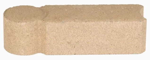 Bullet 12-in L x 4-in W x 3-in H Concrete Straight Edging Stone Bullet 12-in L x 4-in W x 3-in H Concrete Straight Edging Stone -Lawn & Garden shop 64360061 tan 1