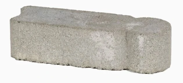 Bullet 12-in L x 4-in W x 3-in H Concrete Straight Edging Stone Bullet 12-in L x 4-in W x 3-in H Concrete Straight Edging Stone -Lawn & Garden shop 64360074 1
