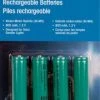 Fusion Products 4pk AA Rechargeable Battery Ni-MH -Lawn & Garden shop 66040017
