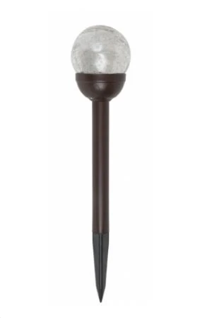 Fusion Solar Crackle Glass Ball Stake Light-Bronze Fusion Solar Crackle Glass Ball Stake Light-Bronze -Lawn & Garden shop 66040027 1 1 1