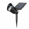 FUSION Solar Black Plastic High Powered Spotlight -Lawn & Garden shop 66040037 2