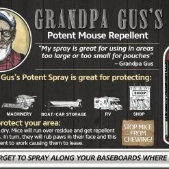 Grandpa Gus's Liquid Potent Mouse Repellent - 8 oz -Lawn & Garden shop 66310000 5 3
