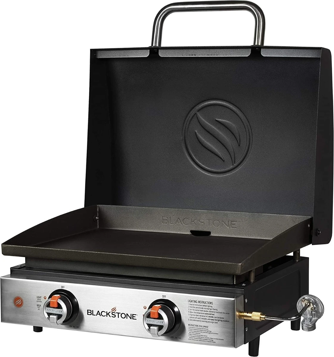 Blackstone 1813 22" Tabletop Griddle with Hood Blackstone 1813 22" Tabletop Griddle with Hood -Lawn & Garden shop 66350014 2