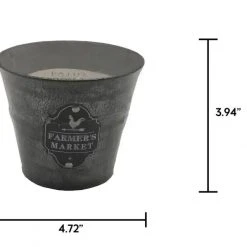 Patio Essential Citronella Candle in a Galvanized Bucket -Lawn & Garden shop 66640021 2 1