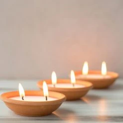 Patio Essentials Citronella Candle in Faux Terracotta -Lawn & Garden shop 66640022 2