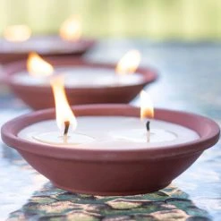 Patio Essentials Citronella Candle in Faux Terracotta -Lawn & Garden shop 66640022 3 1
