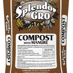 Splendor Gro Compost w/ Manure, .75 Cu. Ft. – 36 lbs