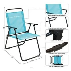 Sunray 6 pc. Aqua Patio Set -Lawn & Garden shop 72260061 4 2