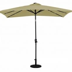 Sunray 9' x 7' Solar Lighted Patio Umbrella