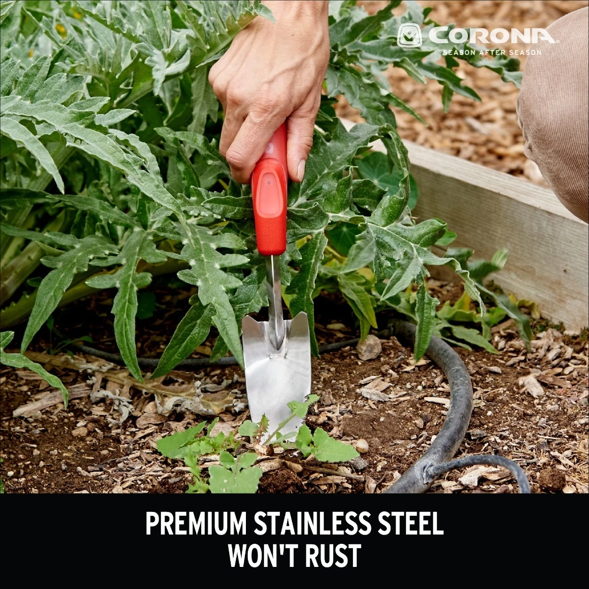 Corona Clipper Premium Stainless Steel ComfortGEL Weeder Corona Clipper Premium Stainless Steel ComfortGEL Weeder -Lawn & Garden shop 73550026 7