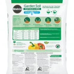 Miracle-Gro Garden Soil Vegetables & Herbs 1.5 cf -Lawn & Garden shop 73759430 0012