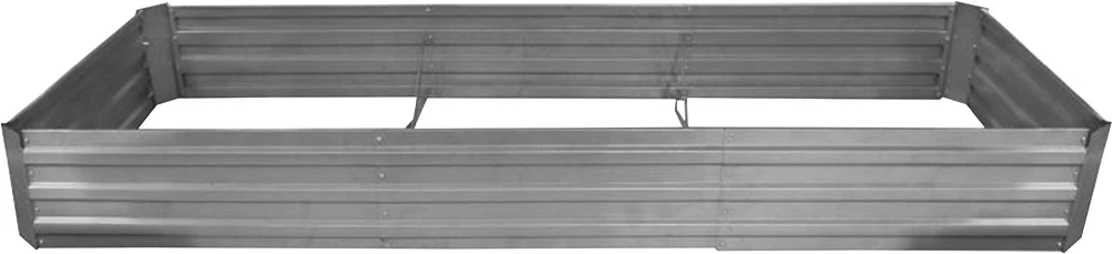 Red Mountain Valley Galvanized Raised Garden Bed - 8 ft x 3 ft Red Mountain Valley Galvanized Raised Garden Bed - 8 ft x 3 ft -Lawn & Garden shop 74370005