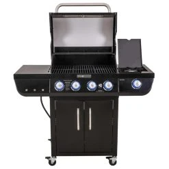 Even Embers 4-Burner Gas Grill with Window -Lawn & Garden shop 74590002 4 1