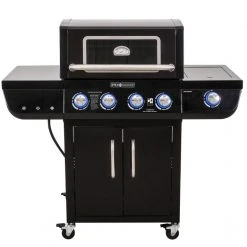 Even Embers 4-Burner Gas Grill with Window -Lawn & Garden shop 74590002 8