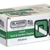 Glamos 4" x 1" x 4" Square Galvanized Landscape Staples, 500-Pack -Lawn & Garden shop 7670012 1