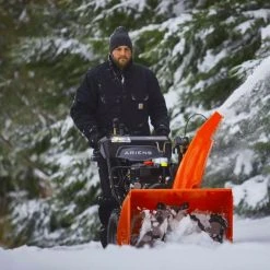 Ariens Deluxe 28 in. 2-Stage Electric Start Gas Snow Blower with Auto-Turn Steering -Lawn & Garden shop 7724362 4 1