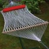 Algoma 13' Cotton Rope Hammock with Pillow 2 Algoma 13' Cotton Rope Hammock with Pillow -Lawn & Garden shop 77420002 2