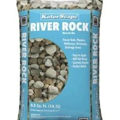 OldCastle KolorScape River Rock Deco. 3/4" - 1" .5 cu. ft. Bag