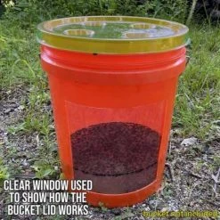 Fly-Lid 5 Gallon Bucket Fly Lid - Turn Any 5 Gallon Bucket Into A Fly Trap -Lawn & Garden shop 79370002 2