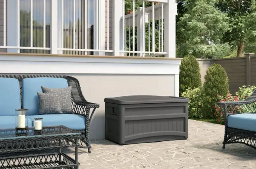 Suncast 73 Gallon Medium Deck Box Suncast 73 Gallon Medium Deck Box -Lawn & Garden shop 7980031 1 2