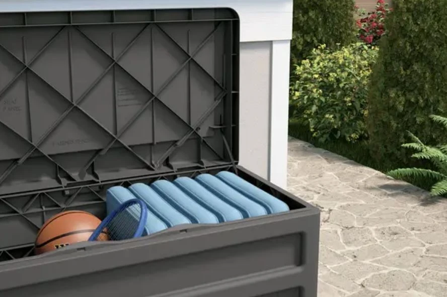 Suncast 73 Gallon Medium Deck Box Suncast 73 Gallon Medium Deck Box -Lawn & Garden shop 7980031 2 2