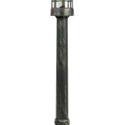 Sunray Solar Lighted Bronze Birdbath