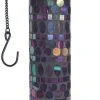 Sunray Solar Lighted Amethyst Mosaic Bird Feeder 2 Sunray Solar Lighted Amethyst Mosaic Bird Feeder -Lawn & Garden shop 801015 birdfeeder