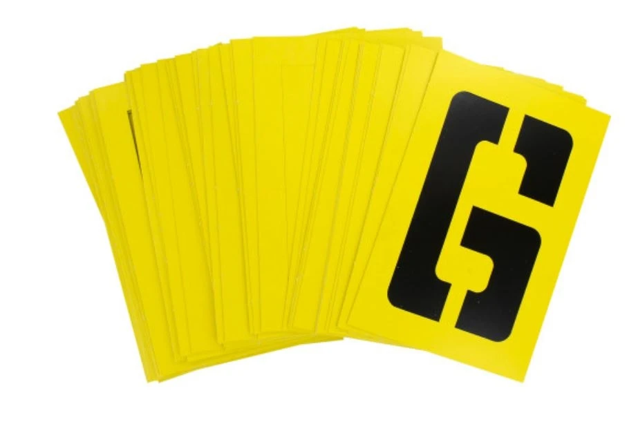 Hillman Letter & Number Stencil Pack (6") Hillman Letter & Number Stencil Pack (6") -Lawn & Garden shop 839728 1