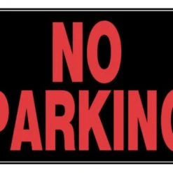Hillman No Parking Sign (8" X 12")